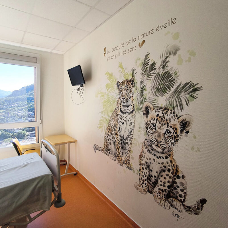 Impression murale – Hopital de Briançon Pédiatrie