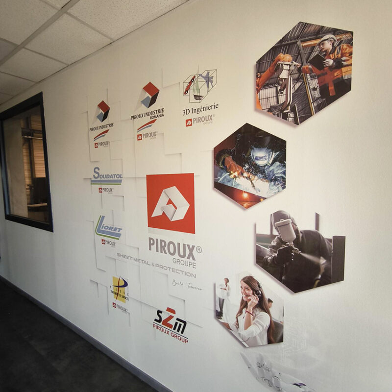 Impression murale – Piroux Industrie